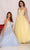 Dave & Johnny A10246 - Plunging Sweetheart A-Line Prom Dress Special Occasion Dress 00 / Ice Blue