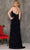 Dave & Johnny A10640 - Scoop Neck High Slit Prom Dress Special Occasion Dress