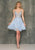 Dave & Johnny - A8003 Sheer Lace Bodice Fit And Flare Cocktail Dress Homecoming Dresses