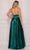 Dave & Johnny A8994 - Sleeveless Satin Gown With Pockets Prom Dresses