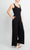 Donna Ricco DR51357 - V-Neck Sleeveless Jumpsuit Evening Dresses