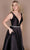 Dylan & Davids DD1830 - Plunging V-Neck Satin Ballgown Special Occasion Dress