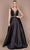 Dylan & Davids DD1830 - Plunging V-Neck Satin Ballgown Special Occasion Dress