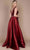 Dylan & Davids DD1830 - Plunging V-Neck Satin Ballgown Special Occasion Dress