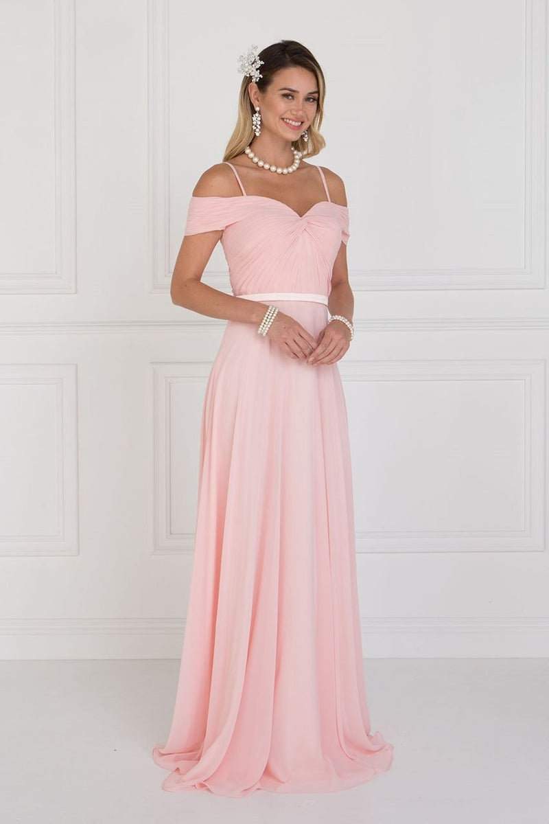 Elizabeth K - GL1523 Off Shoulder Twisted Affordable Prom Gown ...