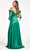 Elizabeth K GL1994 - Tie Strap Satin A-Line Prom Dress Special Occasion Dress