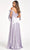 Elizabeth K GL1994 - Tie Strap Satin A-Line Prom Dress Special Occasion Dress