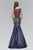 Elizabeth K - GL2162 Beaded Bateau Neck Trumpet Gown Special Occasion Dress