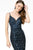 Elizabeth K - GL2917 Illusion Deep V-Neck Glitter Mesh Long Gown Evening Dresses