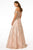 Elizabeth K - GL2941 Embroidered Off-Shoulder A-Line Gown Evening Dresses