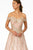 Elizabeth K - GL2941 Embroidered Off-Shoulder A-Line Gown Evening Dresses