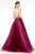 Elizabeth K - GL2991 Embellished Deep V-Neck A-Line Dress Prom Dresses