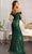 Elizabeth K GL3064 - Off Shoulder Sleeve Mermaid Dress Prom Dresses