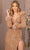 Elizabeth K GL3122 - Long Sleeve Sequin Evening Dress Special Occasion Dress