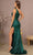 Elizabeth K GL3129 - Sequined Asymmetric Evening Gown Special Occasion Dress