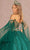 Elizabeth K GL3139 - Off-Shoulder Caped Ballgown Special Occasion Dress