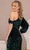 Elizabeth K GL3159 - Bishop Sleeve Sequin Evening Dress Special Occasion Dress