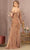 Elizabeth K GL3159 - Bishop Sleeve Sequin Evening Dress Special Occasion Dress