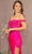  Elizabeth K GL3162 - Beaded Illusion Prom Dress Pink