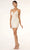 Elizabeth K - GS1910 Crisscross Strap Back Full Sequin Fitted Dress Homecoming Dresses XS / Champagne