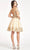 Elizabeth K GS1997 - Glitter V-Neck Cocktail Dress Special Occasion Dress