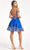 Elizabeth K GS1997 - Glitter V-Neck Cocktail Dress Special Occasion Dress