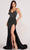 Ellie Wilde - Butterfly Motif Prom Dress EW34005 Prom Dresses 00 / Black