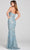 Ellie Wilde EW121046 - Novelty Cracked Ice Prom Gown Evening Dresses