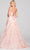 Ellie Wilde EW121066 - Scoop Appliqued Prom Gown Prom Dresses