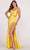 Ellie Wilde EW34008 - Embroidered Sweetheart Sheath Prom Gown Prom Dresses 00 / Yellow