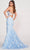 Ellie Wilde EW34068 - Lace Appliqued Sheath Evening Dress Evening Dresses