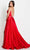 Ellie Wilde EW34096 - Bead Garland Satin Prom Dress Prom Dresses 00 / Red