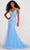 Ellie Wilde EW34099 - Stone accent Sleeveless Evening Dress Evening Dresses 00 / Bluebell