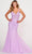 Ellie Wilde EW34099 - Stone accent Sleeveless Evening Dress Evening Dresses 00 / Lilac