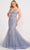 Ellie Wilde EW34124 - Beaded Trumpet Evening Dress Evening Dresses 00 / Gunmetal