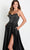 Ellie Wilde EW34128 - Beaded Satin A-Line Prom Dress Prom Dresses