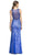 Embellished Bateau Neck Sheath Evening Dress Dress