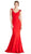 Embellished Cap Sleeve Prom Dress Prom Dresses XXS / Red