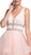 Embellished Deep V-neck A-line Prom Dress Dress