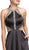 Embellished Halter Cutout A-line Evening Dress Evening Dresses