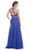 Embellished Halter Ruched A-Line Evening Dress Prom Dresses