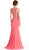 Embellished Halter Sheath Evening Dress Dress