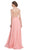 Embellished Illusion Neck A-line Prom Dress Dress