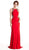 Embellished Jewel Neck Sheath Evening Dress Evening Dresses XXS / Red