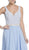 Embellished Plunging V-neck A-line Evening Dress Evening Dresses