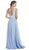 Embellished Plunging V-neck A-line Evening Dress Dress