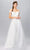Eureka Fashion - 9191 Off Shoulder A-Line Evening Dress Evening Dresses XS / Off White
