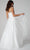 Eureka Fashion 9858 - Embroidered Sleeveless V-neck Long Gown Prom Dresses