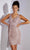 Eureka Fashion 9920 - Embroidered Sleeveless Cocktail Dress Cocktail Dresses