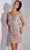 Eureka Fashion 9920 - Embroidered Sleeveless Cocktail Dress Cocktail Dresses